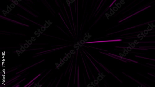 Magenta Shockwave Motion Lights – Glowing Neon Energy Burst with Futuristic Plasma Trails and Abstract Light Flow