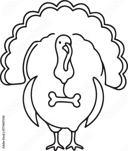 Charming illustration of hens in a farmyard setting with vibrant colors