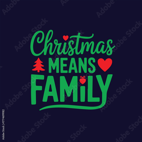 Christmas typography t-shirt design 