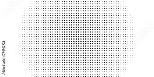 Half tone gradient. Dotted gradient, fine dot spraying and halftone dotted background seamless horizontal geometric pattern vector template set. vector illustration