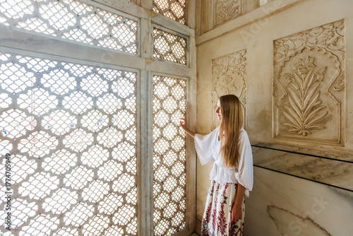 Woman in Bibi Ka Maqbara
