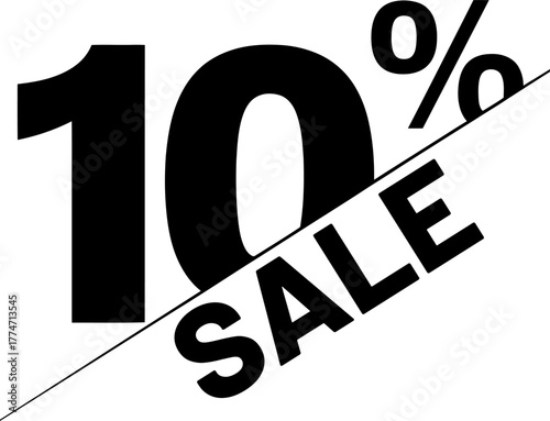 Bold 10% Off Sale Graphic Design