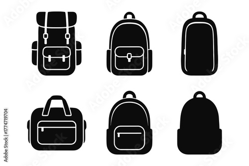 Silhouette collection of versatile backpack and bag designs