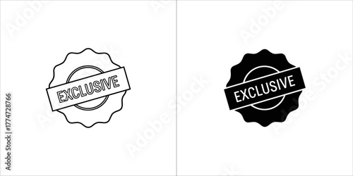 Two icons representing a checklist or form, one outlined and one solid black