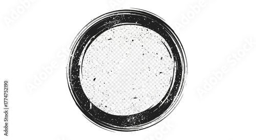 Close-up view of a circular object with a dark rim and a textured interior.