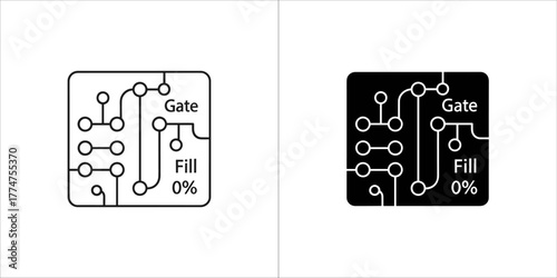 Piggy bank with upward trending arrows and bar graphs indicating financial growth isolated on
