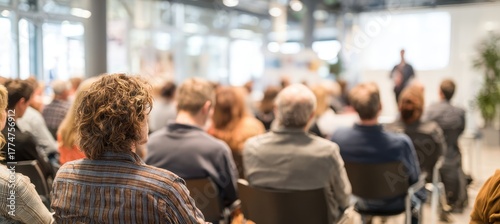 Businessperson Giving a Motivational Speech on Leadership
