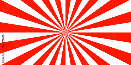 Sunburst Modern retro vintage sunrise sunbeam element spiral striped. vector illustration pattern beam rays. Curve smoothly, forming swirling vortex effect Vintage sunrays swirl sun beam pattern.