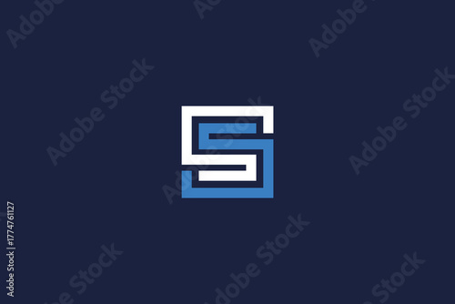 letter ss with logo icon design vector template