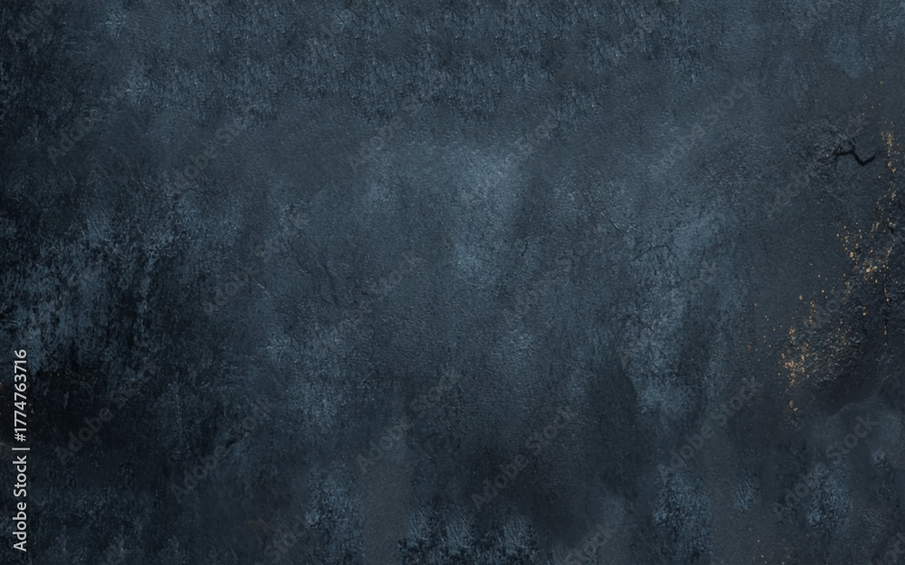 Obraz premium blue grunge background. Dark blue premium background for website banners and posters. Abstract dark stone with intricate, subtle patterns.