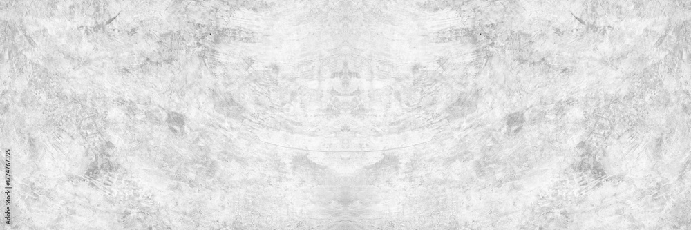 Naklejka premium Old wall panorama texture cement dirty gray with black background abstract grey and silver color design are light with white background.