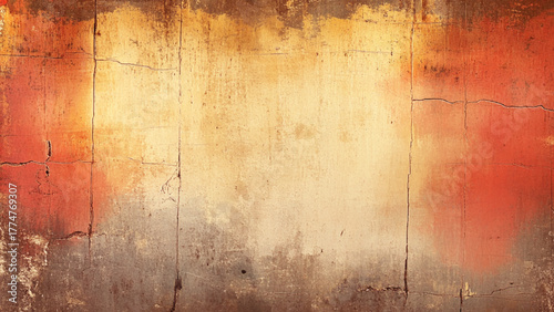 Grunge texture effect. Distressed overlay rough textured on brown space.