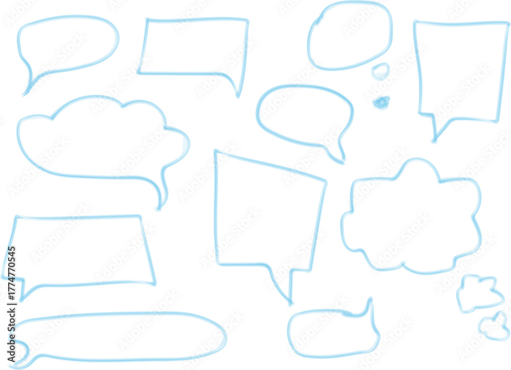 Fototapeta premium Speech bubbles