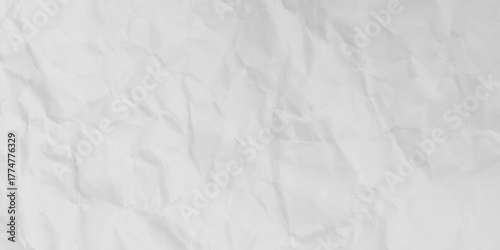The background is predominantly white, adding a layered white effect. Paper texture background vector. White crumpled paper background.