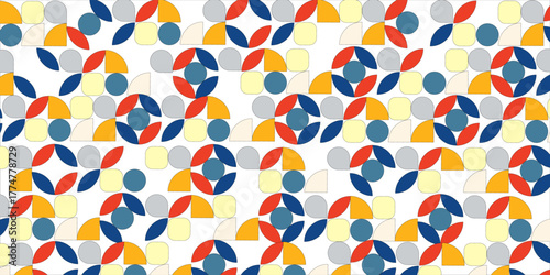  Textured posters background. Seamless print of retro modern patterned paper for wrapping, vintage funky backdrop for greeting cards posters. Vector texture set.