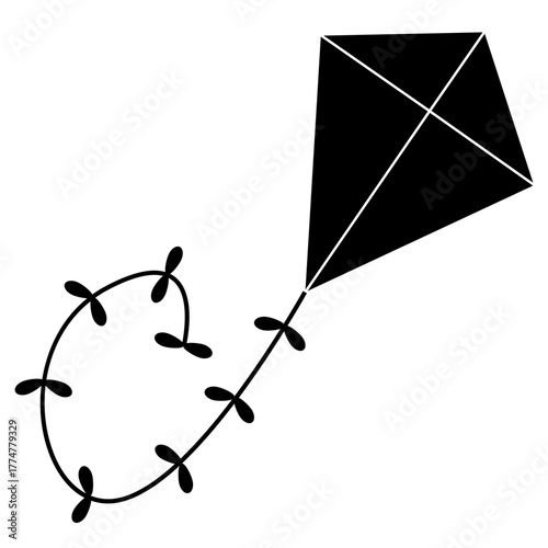 Black and White Dachshund Dog Face Icon, Cute Puppy Pet Head Graphic Illustration