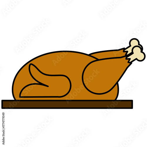 Black and White Dachshund Dog Face Icon, Cute Puppy Pet Head Graphic Illustration