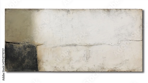 Large abstract canvas design featuring neutral tones with textured surfaces in a modern art style