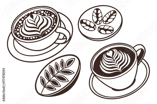 vector illustration of a coffee cup