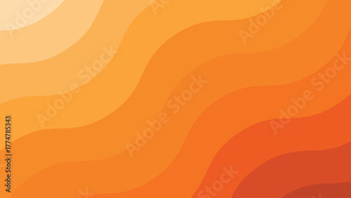 Vibrant orange gradient background with smooth wavy lines, creating a visually appealing and dynamic design with a modern and stylish aesthetic