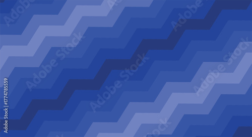 Chevron pattern background with shades of blue, creating a visually appealing and modern design for various creative projects and applications
