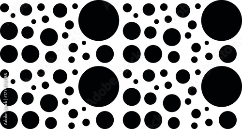 Halftone Dot Circle Frame Vector – Retro Round Dotted Pattern Geometric Background Design for Modern Posters, Branding, and Abstract Graphic Elements