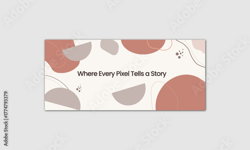 A  Social media background design in eye siding color using modern creative  and unique art concept  available for editable vector design. Fall art background, poster, cover or flyer design. 