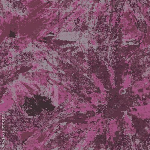 Abstract Grunge WallArt Big Macro Scale Vector Flowers Elements Seamless Pattern Grunge Aesthetic, Wall art style fashinonable, surrealist, hand made vector, all over print, botanical juggler green 