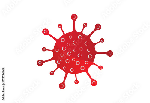 Corona Virus Cells Logo Sign Symbol Design  Illustration