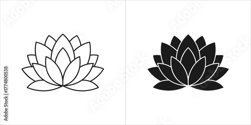 Lotus flower icon