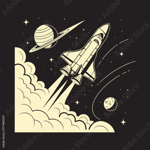 space shuttle launch