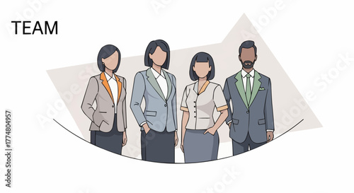 Diverse Business Team Collaboration and Professional Partnership.