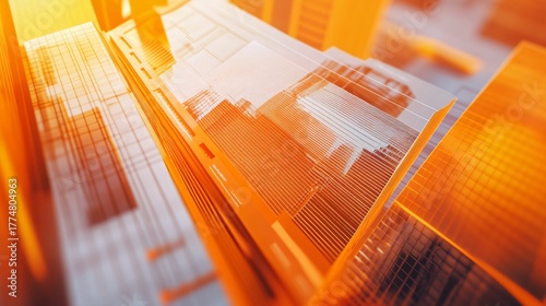Vibrant Orange Corporate Flyer Design