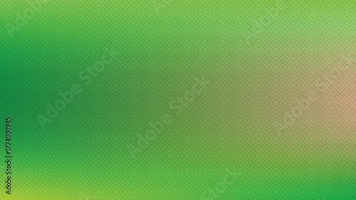 Interlocking geometric pattern green gradient interlocking shapes