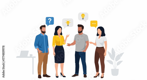 Team Collaboration and Idea Generation in a Business Setting.