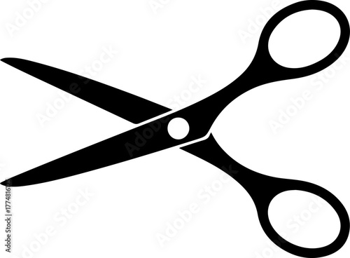 Scissor  silhouette vector illustration