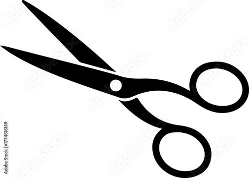 Scissor  silhouette vector illustration