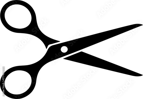 Scissor  silhouette vector illustration