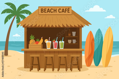 Winter stadium with northern lights and drone light rings