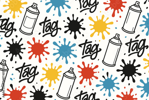 Street Art Graffiti Pattern