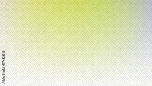 Quadro su tela Geometric interlace pattern gradient yellow