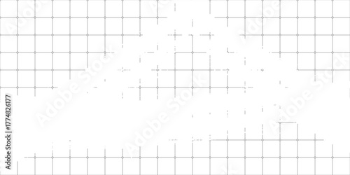 Planer page with dotted grid. Seamless checkered paper texture. Retro bullet journal notebook background. Simple square graph pattern. School math sheet wallpaper. Vector repeating workbook paper