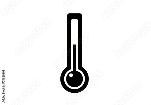 Thermometer icon generative ai