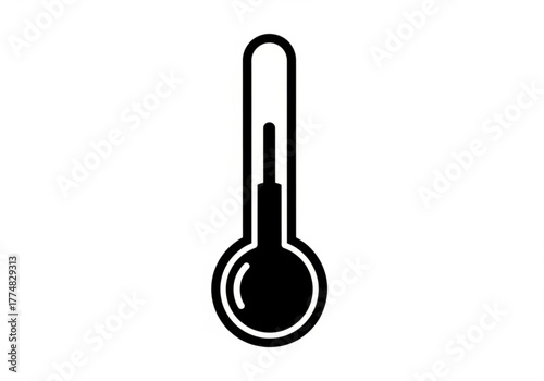 Thermometer icon generative ai