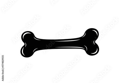 Black dog bone generative ai