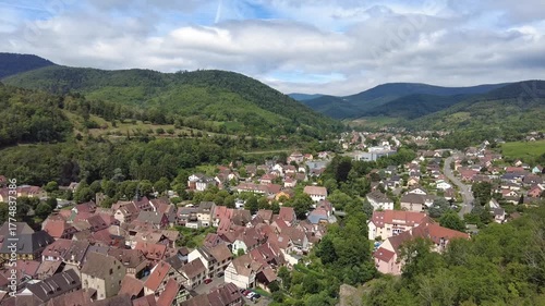 view of the village Koningsberg in the mountains