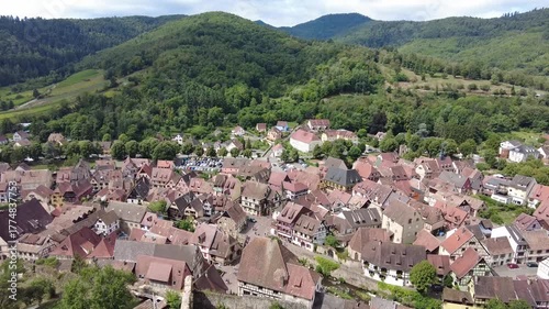 view of the village Koningsberg in the mountains