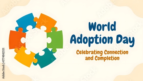 Creative Typography Poster for Adoption Awareness