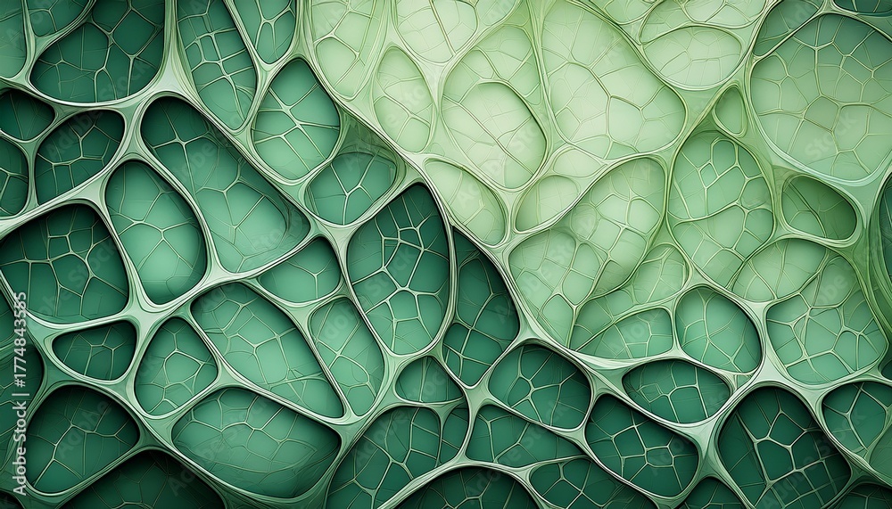 Fototapeta premium Abstract background featuring subtle cellular patterns and organic grid structures