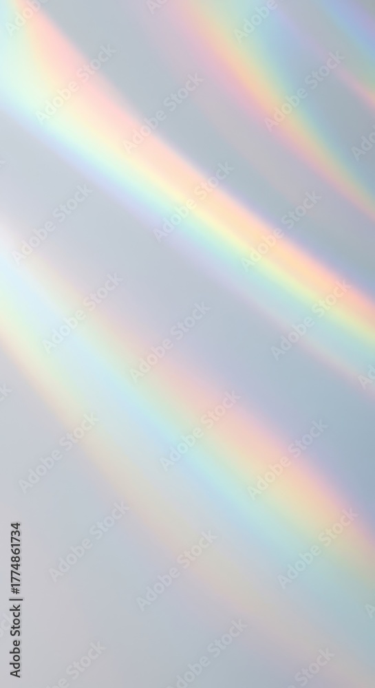 Obraz premium Abstract iridescent white opal texture background with shimmering colorful holographic light effects ,wallpaper, shimmer, background